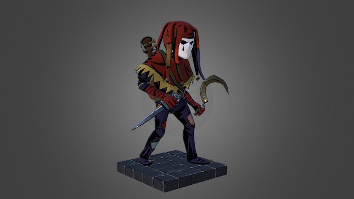 Jester ( Darkest Dungeon's Fanart) 3D Model