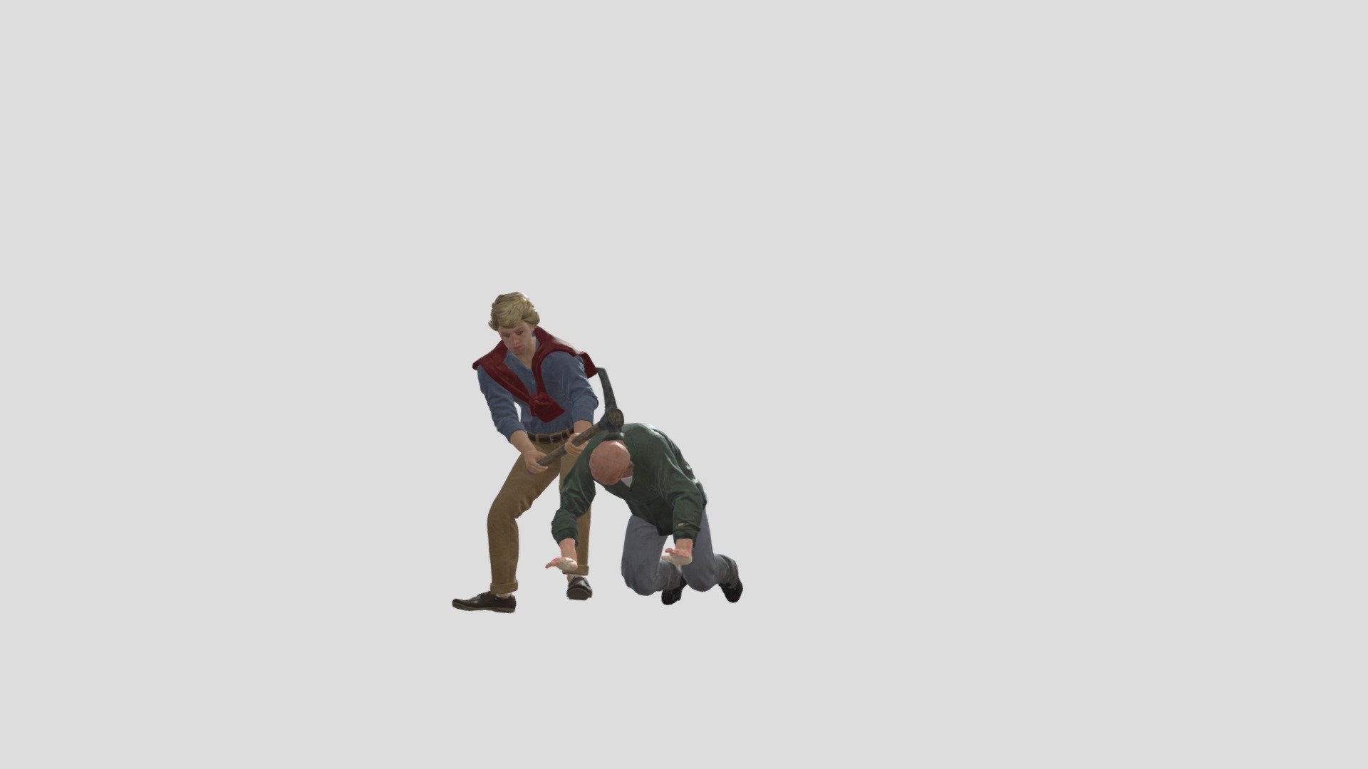 Jason Voorhees Pickaxe Throat Animation - Download Free 3D model by ...