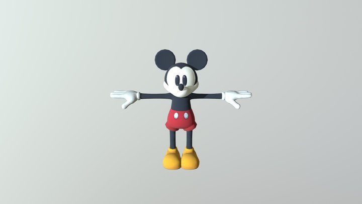 Epic Mickey - Mickey Mouse 3D Model