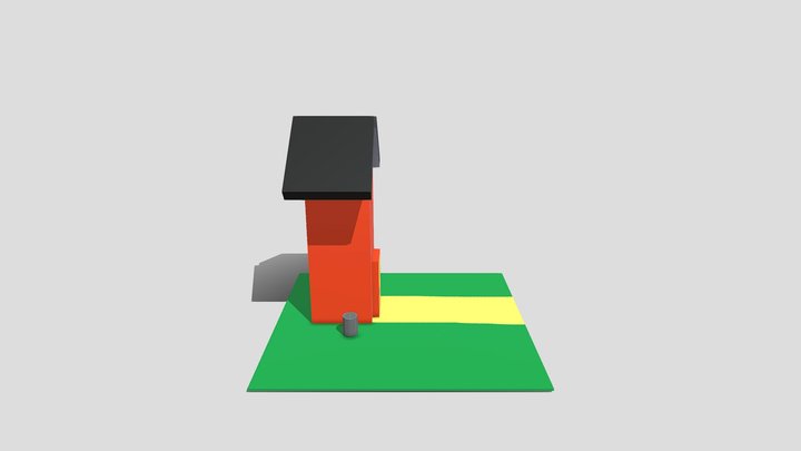 Diorama Hus 3D Model