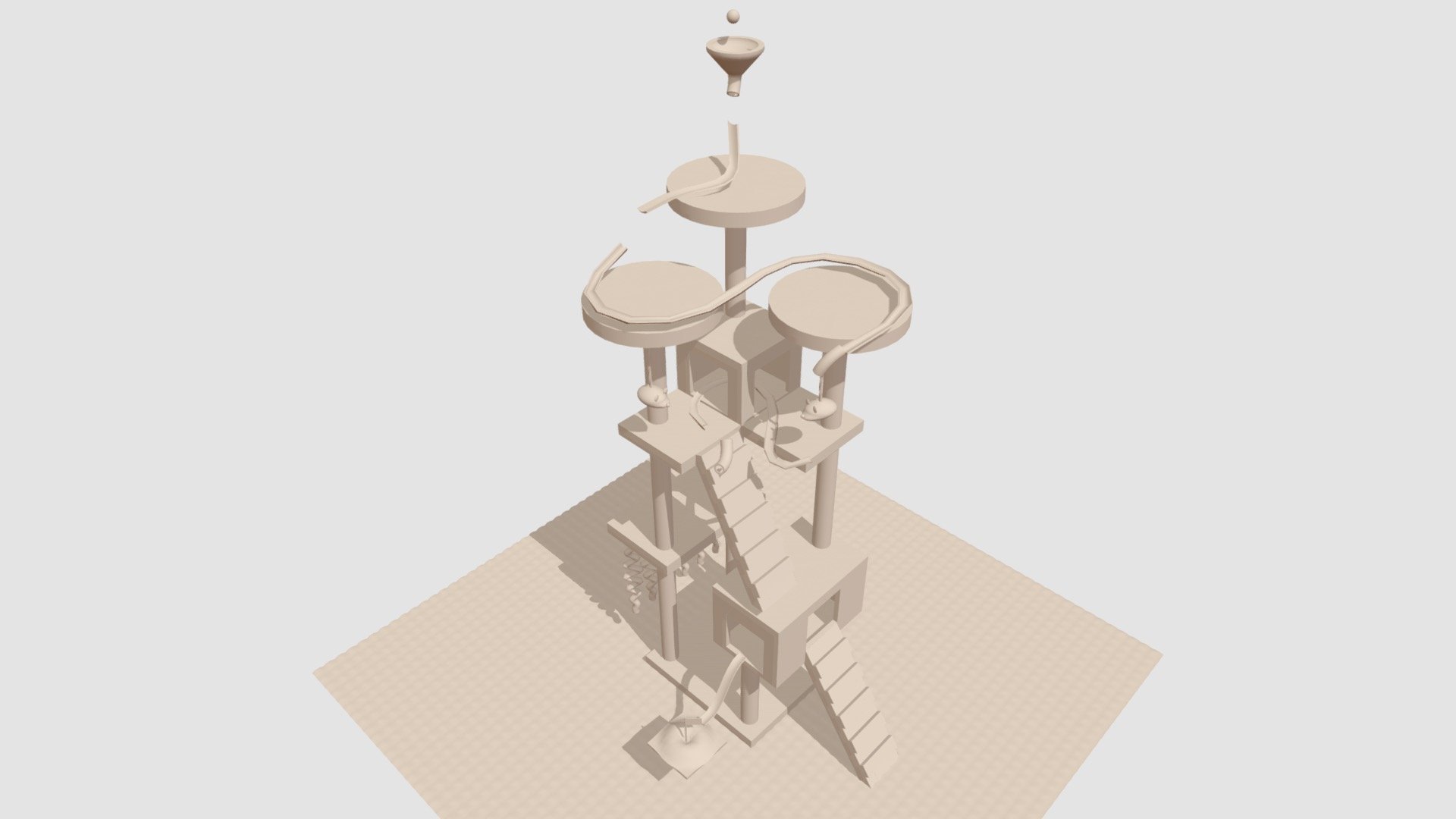 Cat Tree Marble Madness: CGT116 Week 04