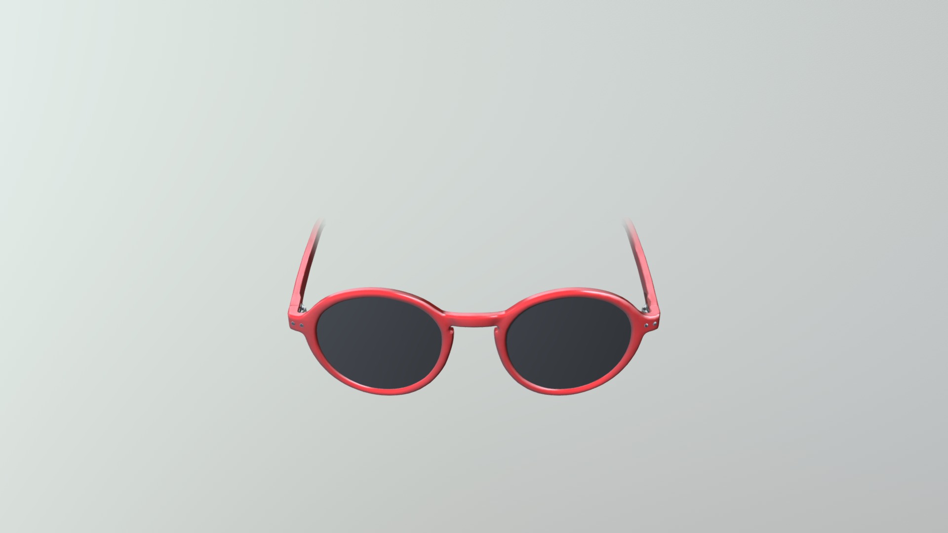 3D model Red Sunglasses – AR Face Filter - This is a 3D model of the Red Sunglasses - AR Face Filter. The 3D model is about logo, company name.