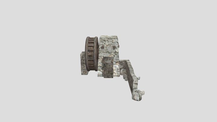 Waterwheel 3D Model