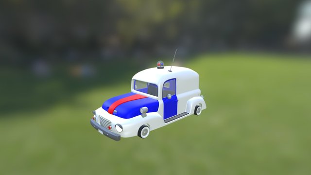 RC Toon Car 3D Model