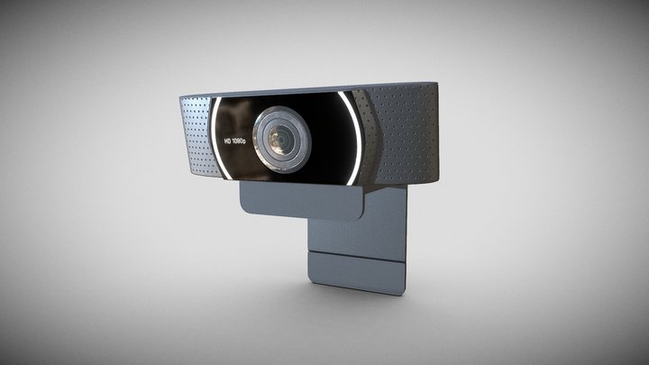 Stock Webcam (Game Ready) 3D Model