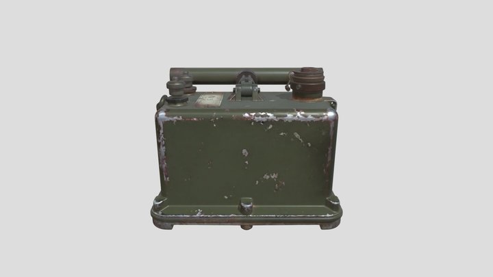 Exploder Dynamo Mk 7, Beethoven Blasting Machine 3D Model