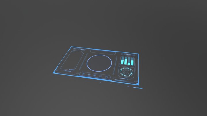 Transparent Tablet 3D Model