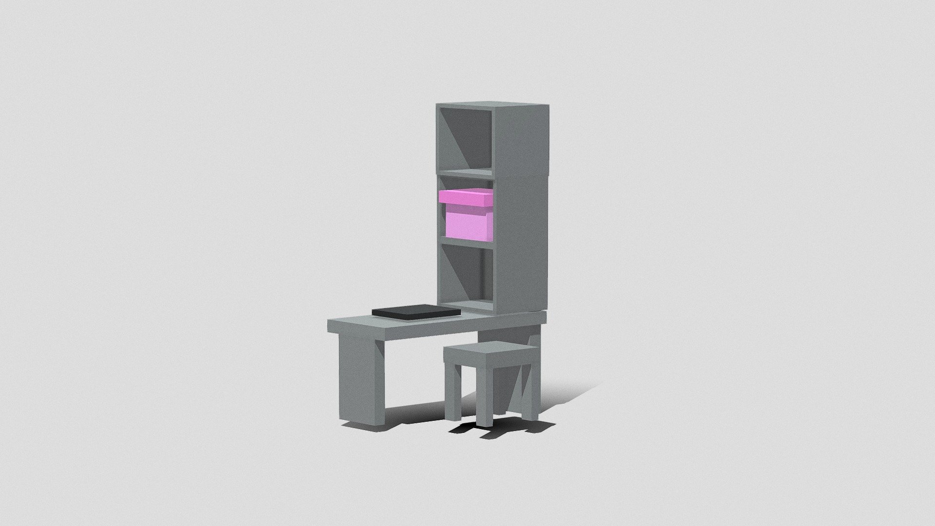 Desk Table - 3D model by anaaSant [6d9d32e] - Sketchfab