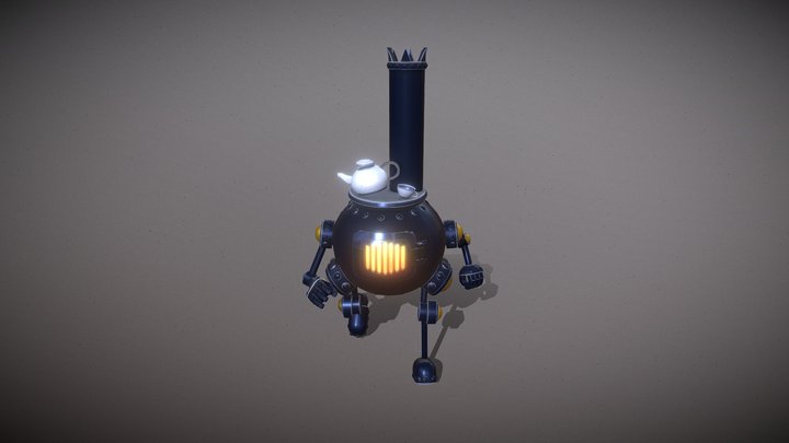 XYZ School Draft Detaling \ The robot oven 3D Model
