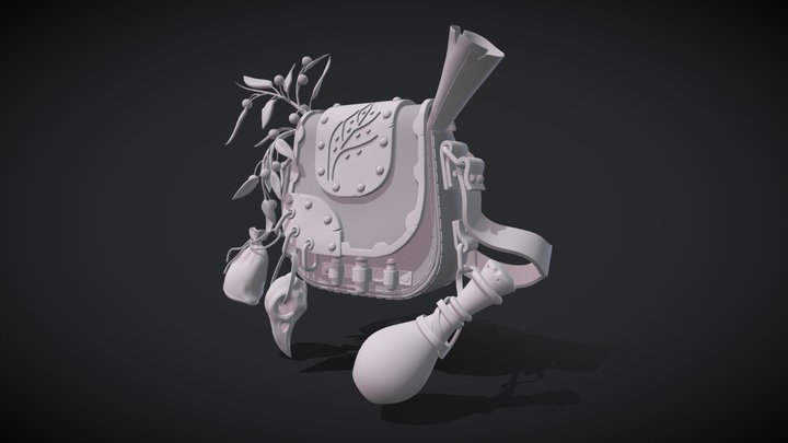 Adventurer's Camp Asset 3D Model