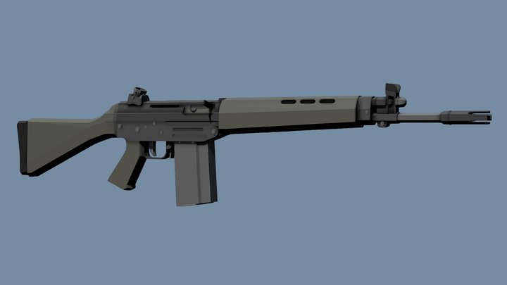 Low-Poly Sig SG 542