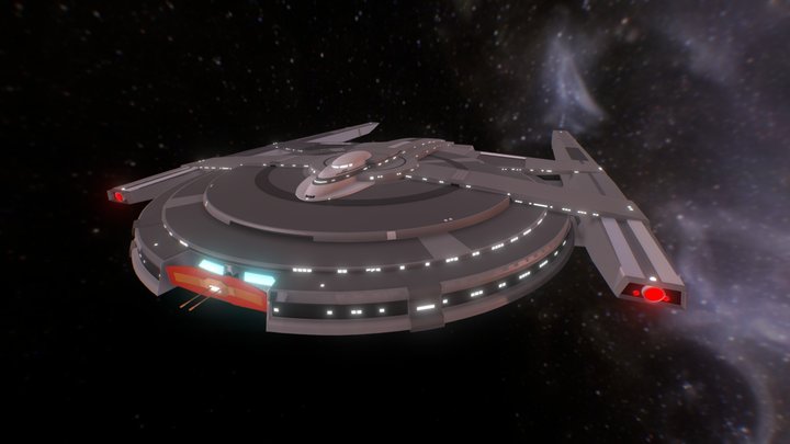 ENGLE CLASS, U.S.S. T'plana-Hath 3D Model