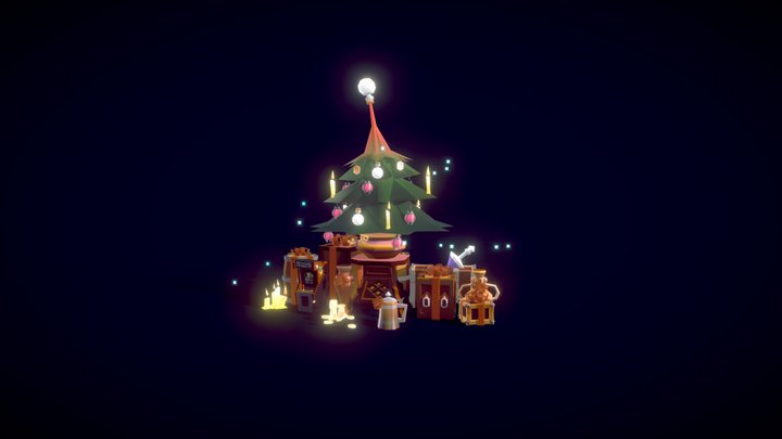 Tannenbaum - Merry christmas! 3D Model