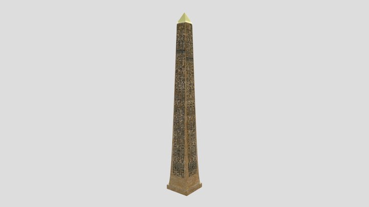 Luxor Obelisk Small 3D Model