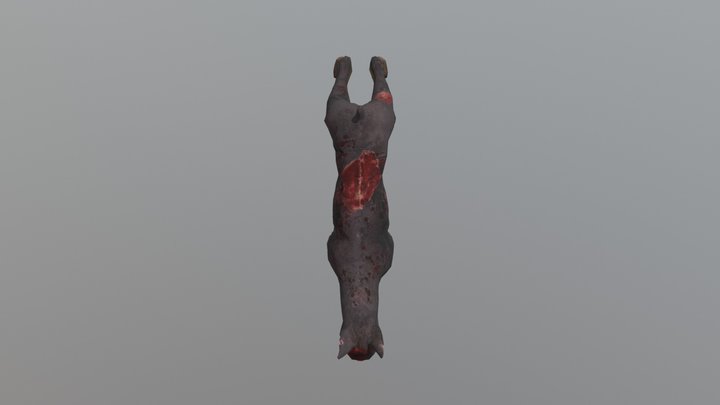 Zombie Dog 3D Model