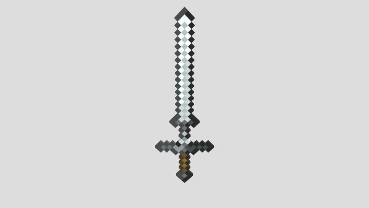 Minecraft Zweihander 3D Model