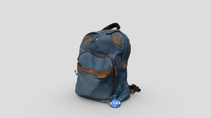 Backpack Scan - low poly test 3D Model