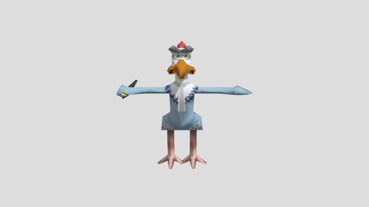 Play Station - Chicken Run - Fowler 3D Model