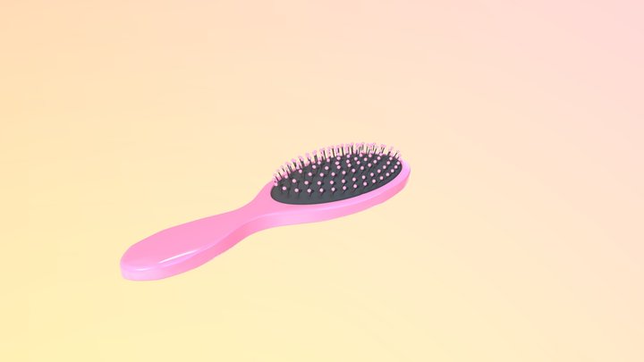 FREE Hair Brush CC0 3D Model
