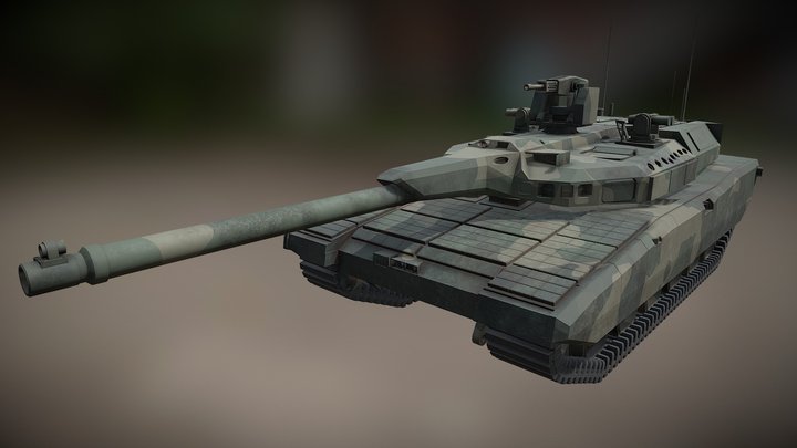 korea_K3 Main Battle Tank 3D Model