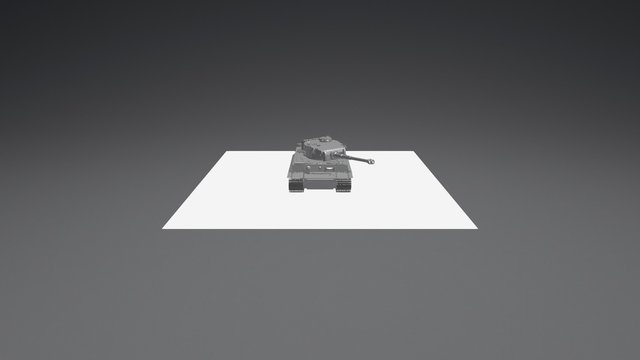 TIGER TANK 3D Model