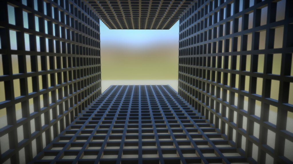 Inside Metal Cage