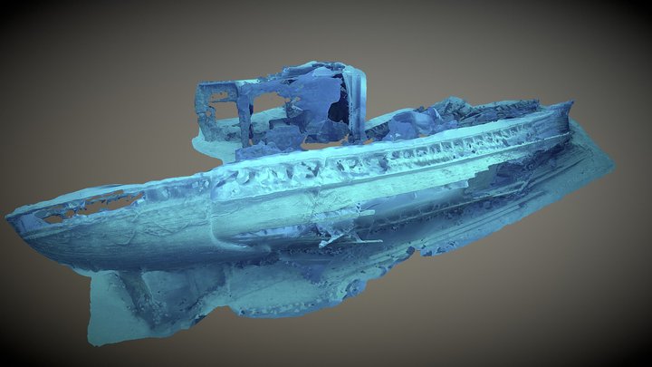 Lanzarote wreck near Puerto del Carmen 3D Model