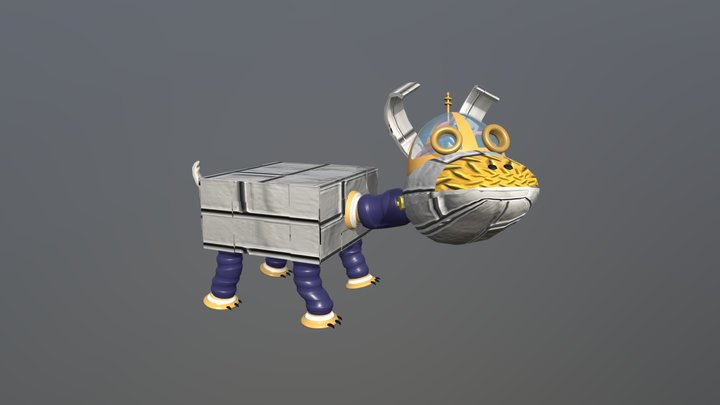Robo-Dog 3D Model