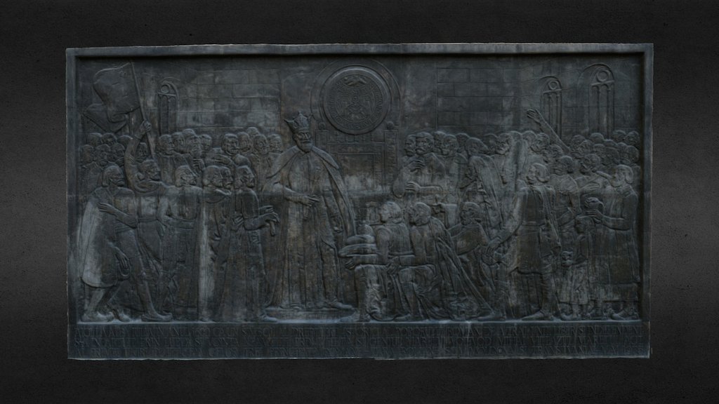 Bronze relief of Michael the Brave (1975)