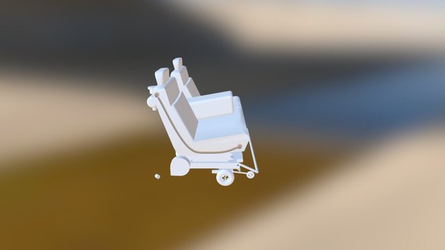 Caddy Couch 3D Model
