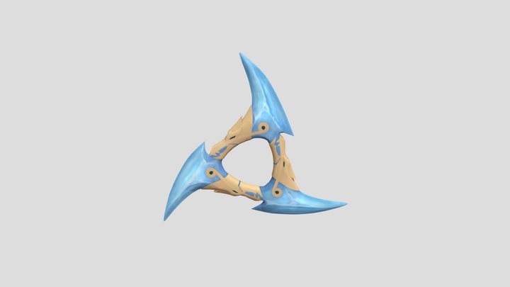 Fortnite Ninjago Zane's Shuriken 3D Model