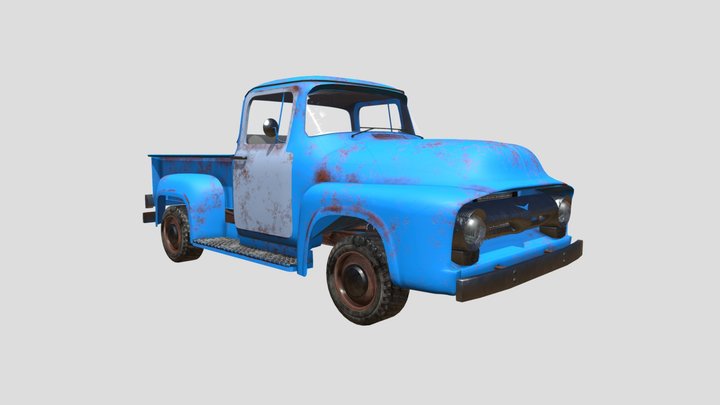 FORD F100 1956 3D Model