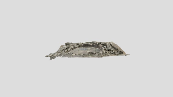 Antonine Roman Bath House Cold Bath 3D Model
