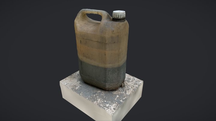 Motor Oil bottle gallon 3D Model