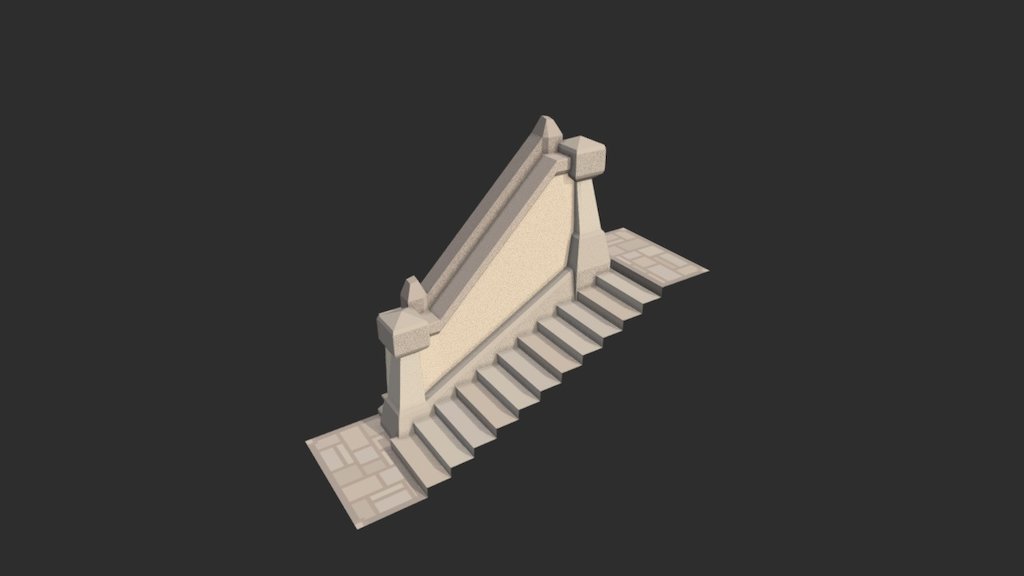 Medieval Labyrinth - Stairs1 Left