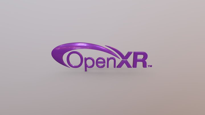 OpenXR Logo 3D Model