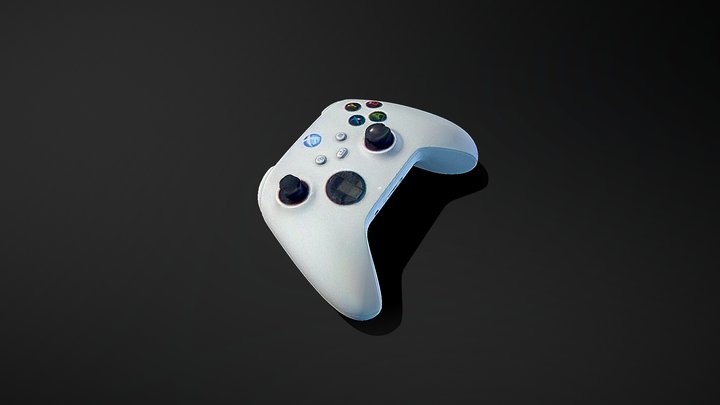 Xbox Series X Controller Starfield Limited Edition 3D Model in
