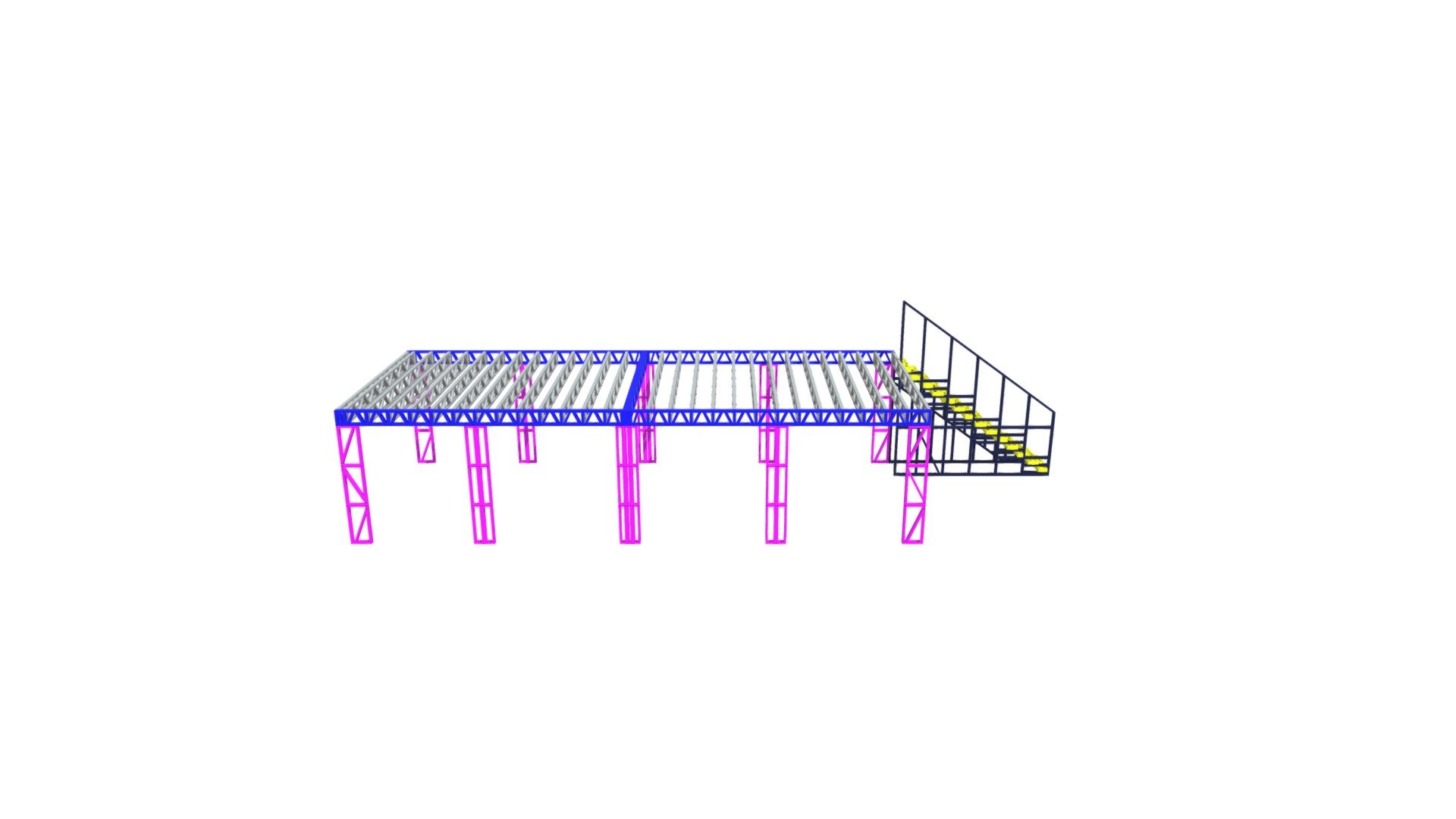 231102-2-SM: 4.4m x 11.0m - 3D model by Steel Frames Direct & Go Tiny ...
