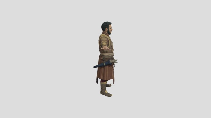 Ancient Warrior by Tripo – Kostenloses 3D-Modell STL