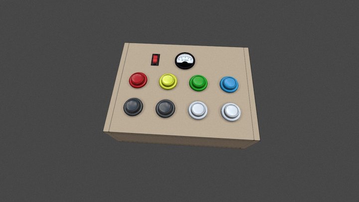 1997 Hardware Video Mixer prototype 3D Model