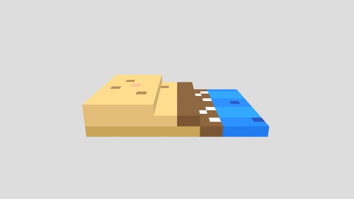 Beach - Voxel 32x32 – Modello 3D gratuito STL