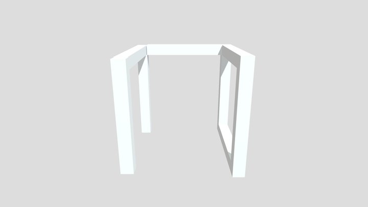 Incomplete Open Cube 5 3D Model