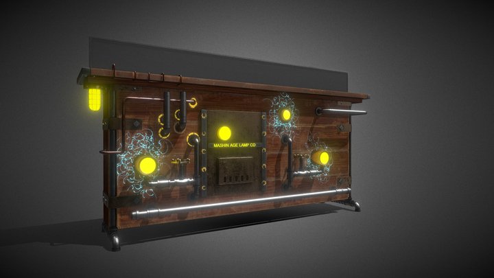 The machine age lamp company 3D Model
