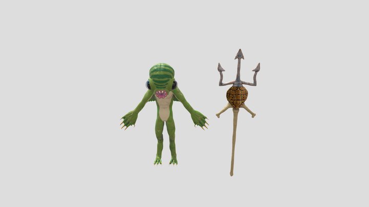 Dave Guertin Alien Sculpt 3D Model
