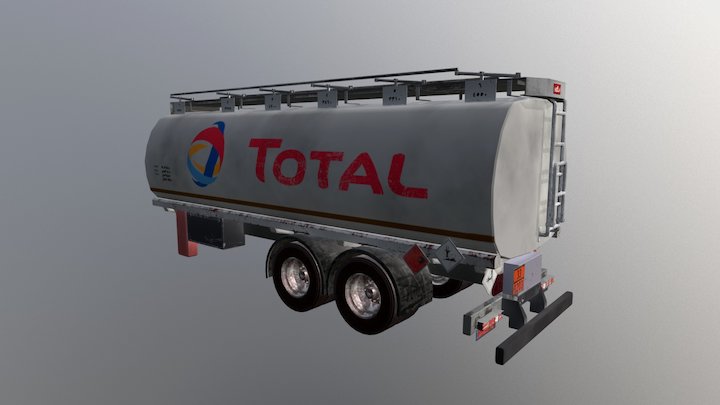 Petrol Tanker 3D Model