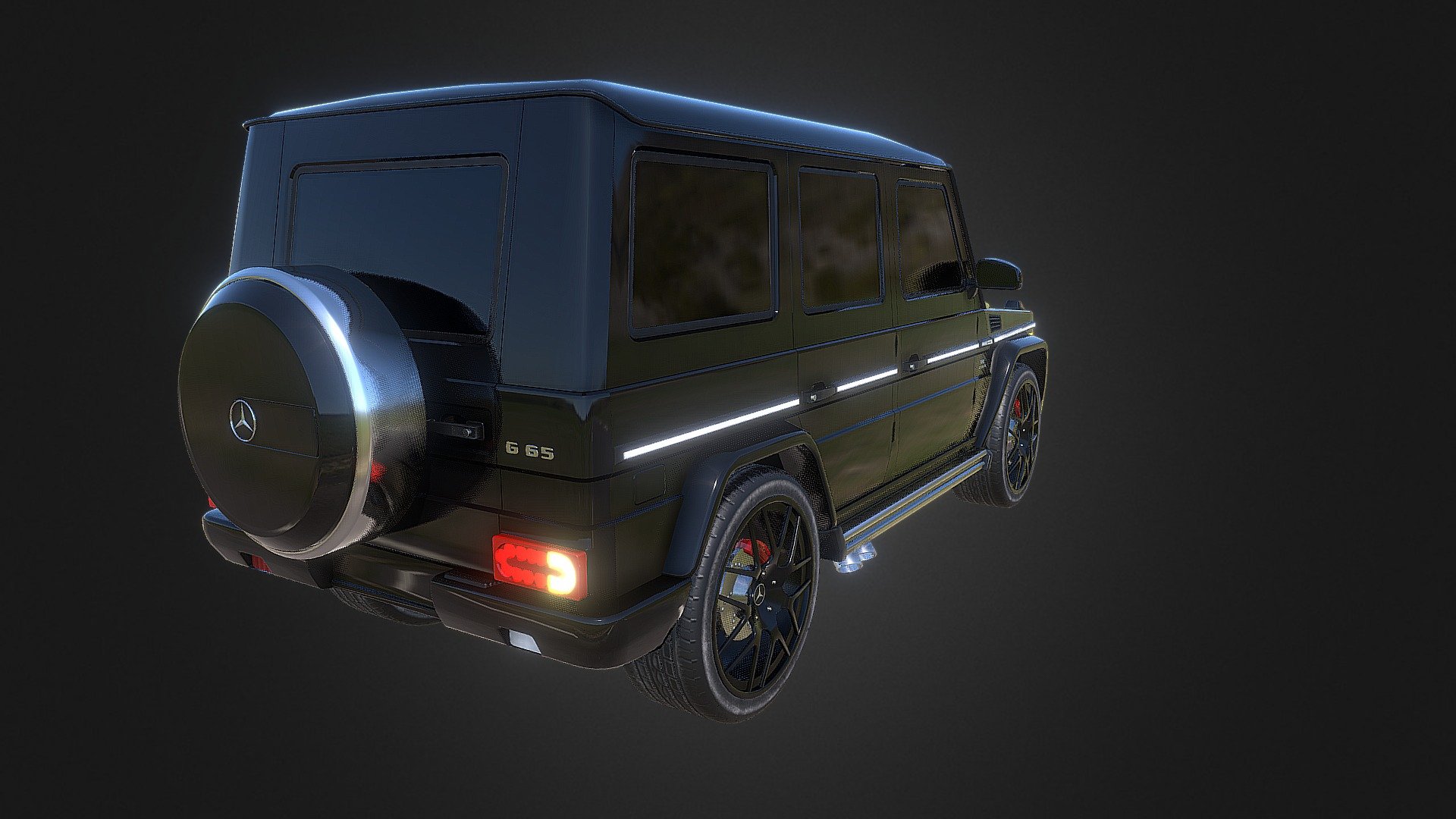 Mercedes Benz G65 - 3D model by Serhii Denysenko (@serhiidenysenko ...