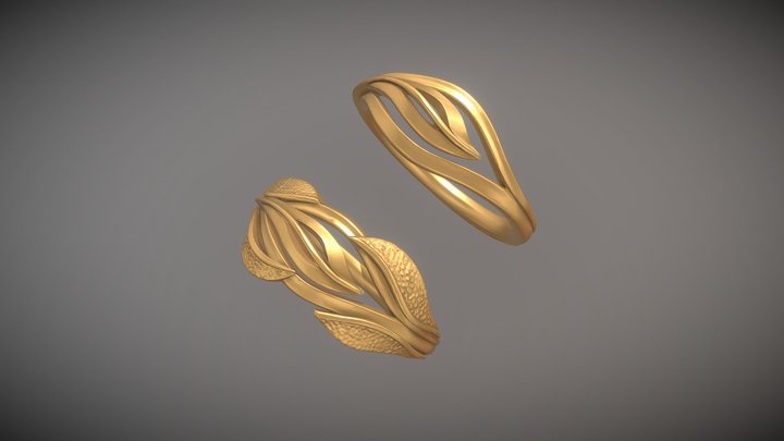 rings merged for sketchfab 3D Model