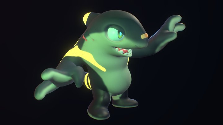Sharkboy 3D Model