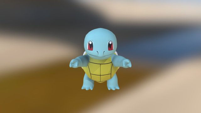 Squirtle 3D Model