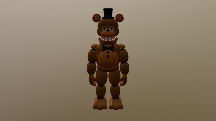 E_A Unwithered Freddy 3D Model